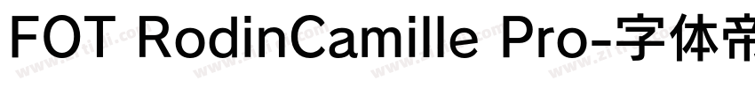 FOT RodinCamille Pro字体转换